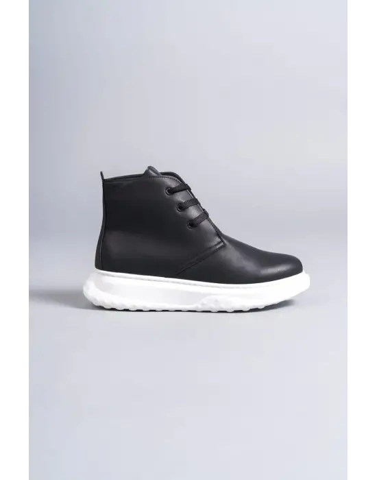 Omarı Yeni Nesil Bağcıklı Erkek Spor Bot - Siyah