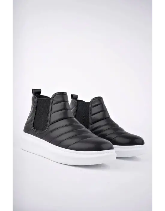 Omarı Hafif ve Şık Erkek Spor Bot - Siyah