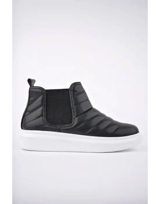 Omarı Hafif ve Şık Erkek Spor Bot - Siyah