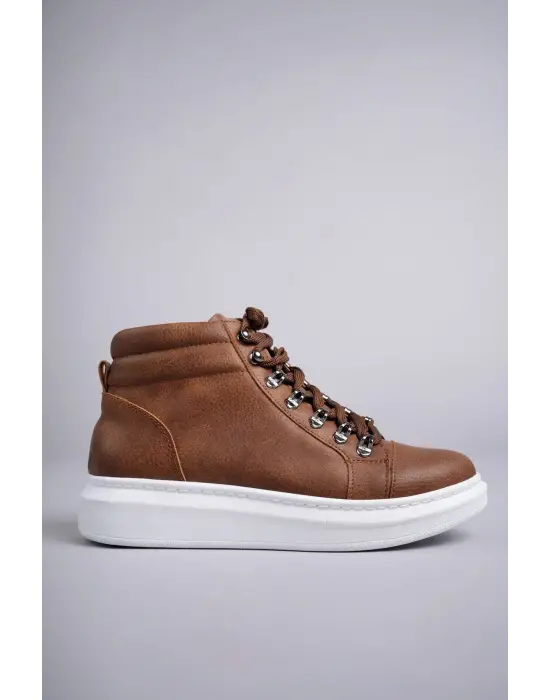 Omarı Şık Ottawa Bağcıklı Erkek Günlük Spor Bot - Taba