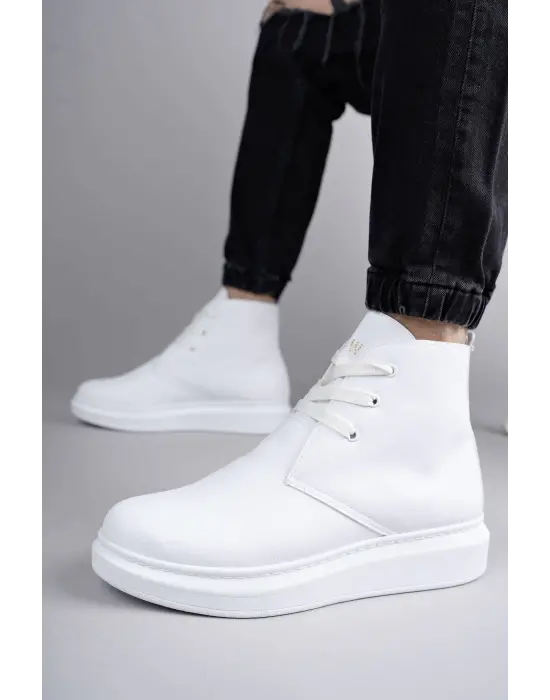 Omarı Oslo Bağcıklı Erkek Spor Bot - Beyaz