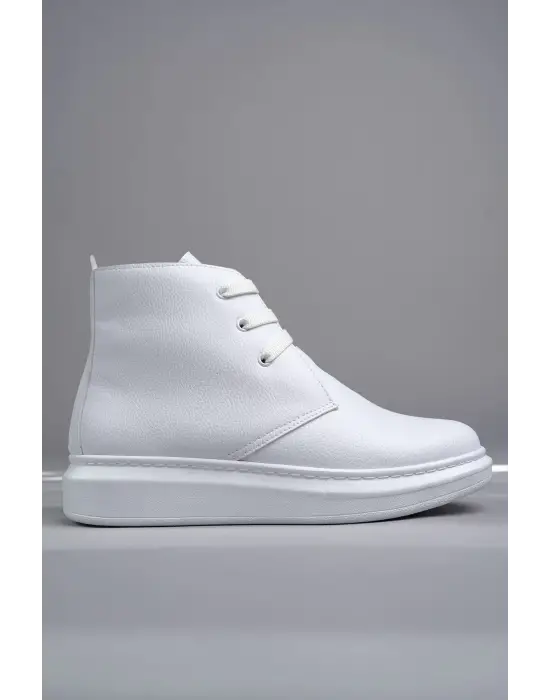 Omarı Oslo Bağcıklı Erkek Spor Bot - Beyaz