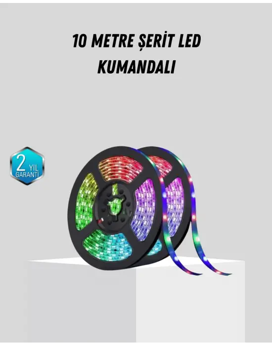 Smart Şerit Led Işık – Uzaktan Kumandalı, Usb Girişli, Müzik Modlu