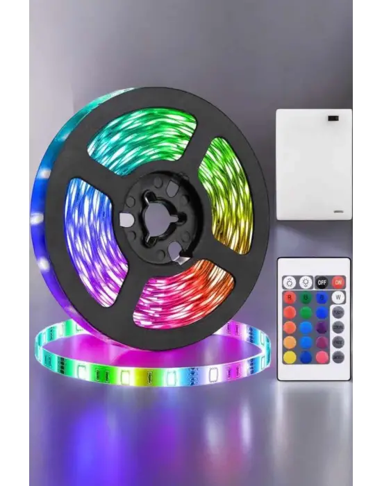 Smart Şerit Led Tv Arkası Renkli Kumandalı 10 Metre