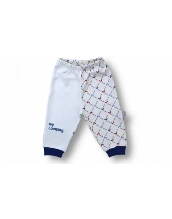 Omarı My Camping Nakışlı Bandajlı Bebek Takımı Ekru