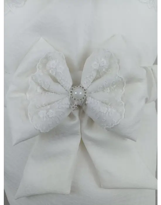 Omarı Yenidoğan Bambu Kundak Seti Ekru