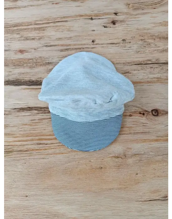 Omarı Lacivert Papyonlu Bebek Tulumu Çıtçıt Kapama İle