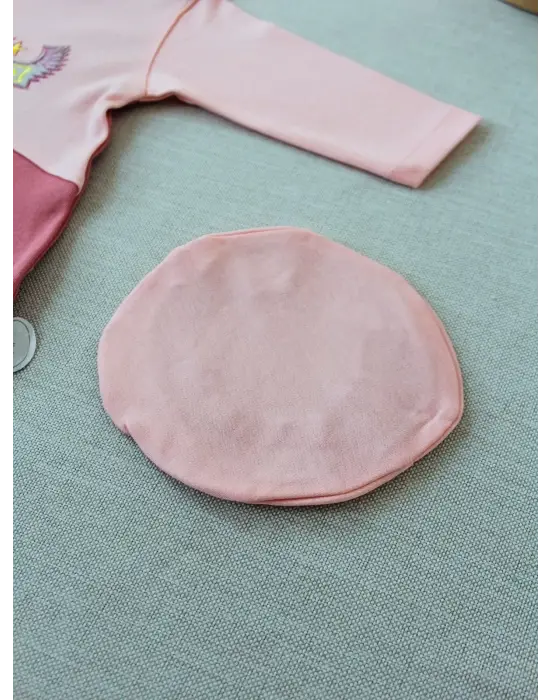 Omarı Özel Kuvvetler Nakışlı Bebek Tulumu - Gül Kurusu