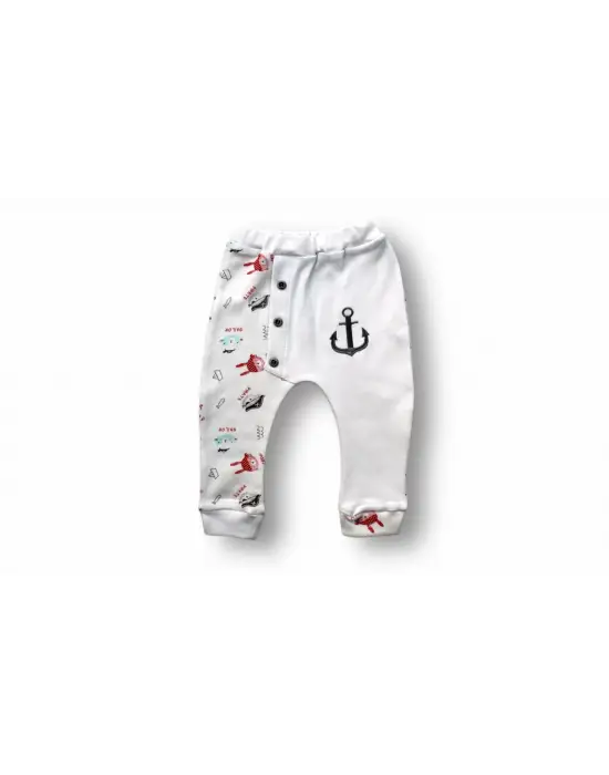 Omarı Korsan Temalı Bebek Takımı Ekru