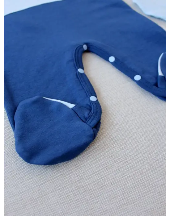 Omarı Özel Kuvvetler Nakışlı Bebek Tulumu Lacivert