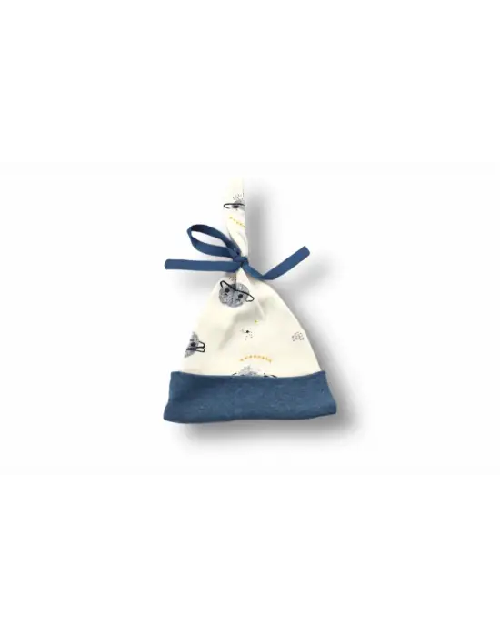 Omarı Şirin Kozmonot Nakışlı Bebek Takımı Ekru