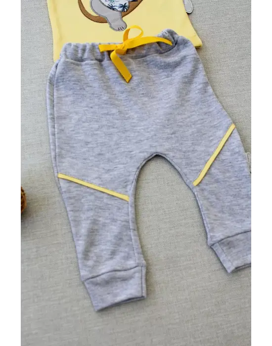 Omarı Yavru Koala Nakışlı Uzun Kollu Bebek Sweat Takımı