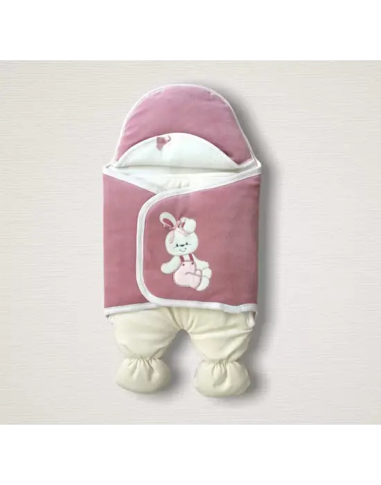 Omarı Yenidoğan Ayaklı Kundak Battaniyesi Kız Erkek Bebek için Özel Tasarım