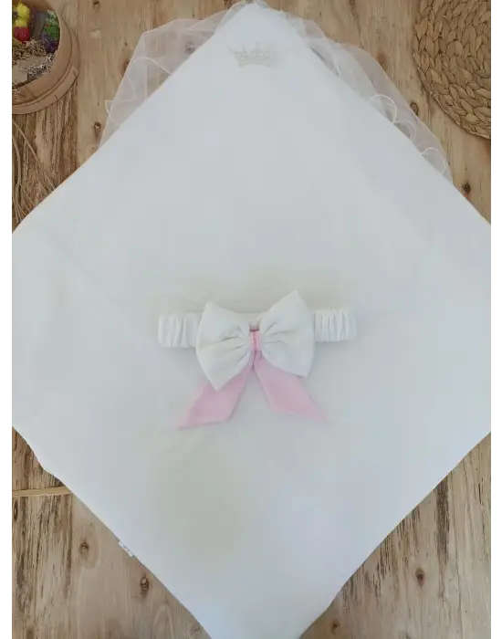 Omarı Pembe Yenidoğan Delüks Kundak Battaniyesi