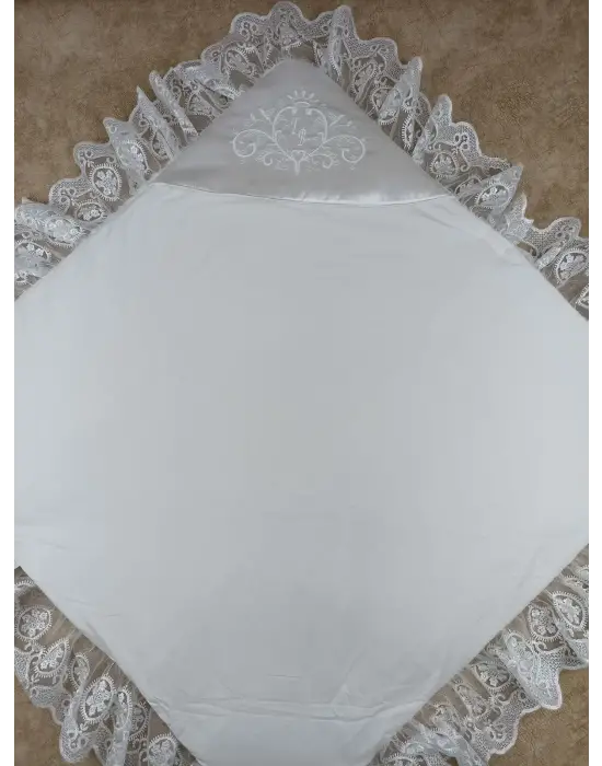 Omarı Yenidoğan Pırıltı Detaylı Lüks Bebek Battaniyesi