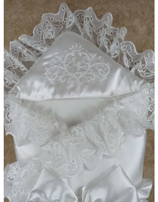 Omarı Yenidoğan Pırıltı Detaylı Lüks Bebek Battaniyesi