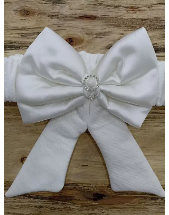 Omarı Yenidoğan Kumru Kundak Bebek Battaniyesi - Ekru