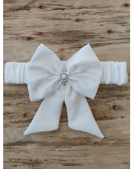 Omarı Lüks Nakışlı Yenidoğan Kundak Battaniyesi - Ekru