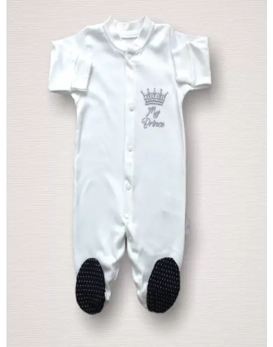 Omarı Nakışlı 10lu Zıbın Takımı Lacivert