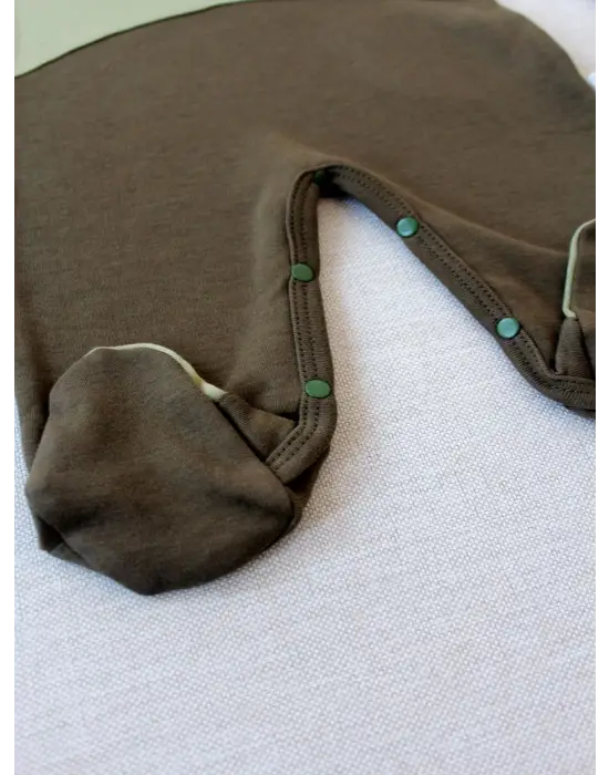 Omarı Özel Kuvvetler Nakışlı Bebek Tulumu - Yeşil