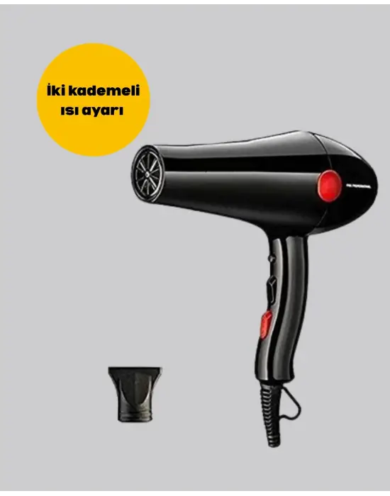 Soğuk Üfleme Özellikli 2200w Profesyonel Fön Makinesi