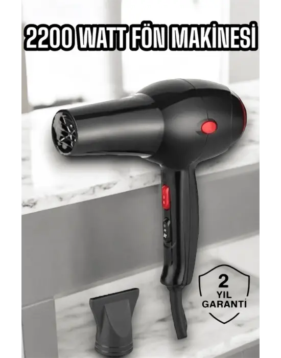 Soğuk Ve Sıcak Üfleme Özellikli Ac Motorlu Saç Kurutma Makinesi