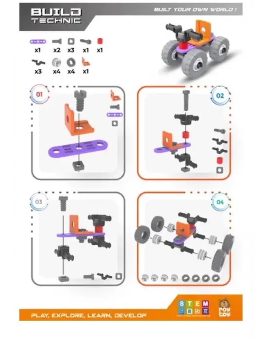 Omarı Premium 21 Parça ATV Montaj Kiti