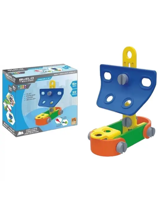 Omarı Yelkenli Build Technic - 22 Parça Mükemmel Montaj Kolaylığı