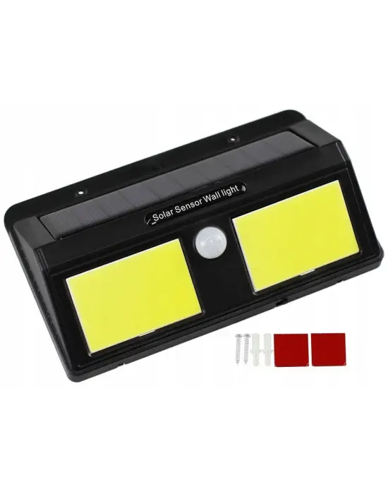 Omarı Güneş Enerjili Sensörlü Duvar Tipi LED Lamba