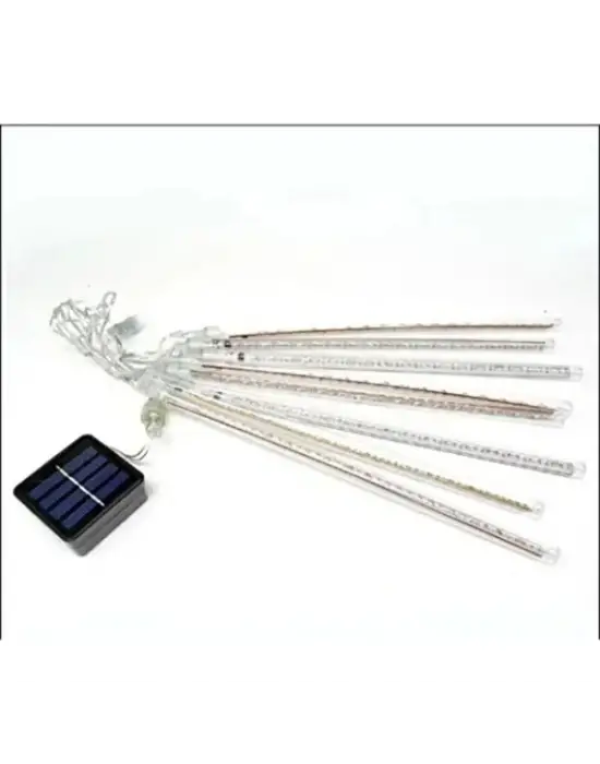 Solar Meteor Tüp Bahçe Dış Mekan Aydınlatma Led 8 Adet