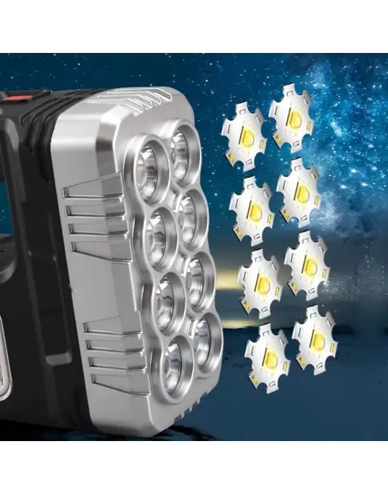 Solar Panelli Ledli Fener  Wt-614