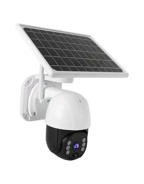 Solar Panelli Su Geçirmez Gece Görüş Destekli Wifi Bağlantılı Güvenlik Kamerası