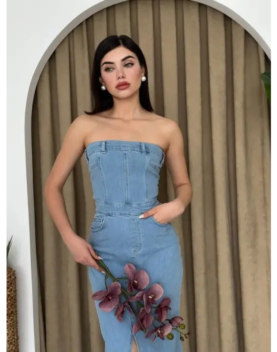 Sonic Straplez Elbise