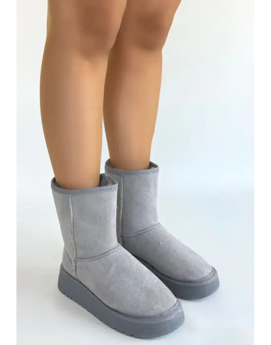 Sophia Gri Süet Bot