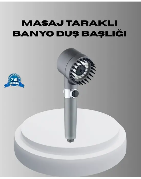 Spa Etkili Masaj Uçlu Duş Başlığı Ergonomik Tasarım