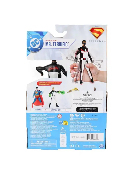 Omarı Efsanevi Saldırı Superman Figürü