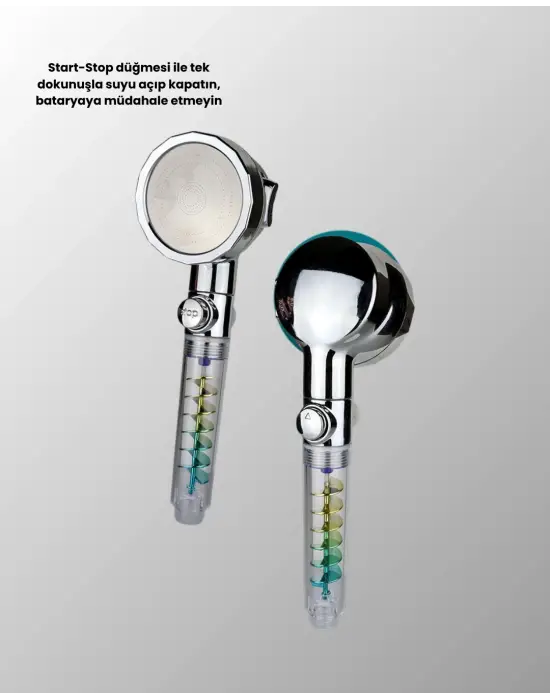 Start Stop Kontrollü El Duşu – Basınçlı, Su Tasarruflu, Sağanak Yağmur Deneyimi