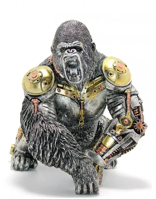 Steampunk Polyester King Kong Figürü