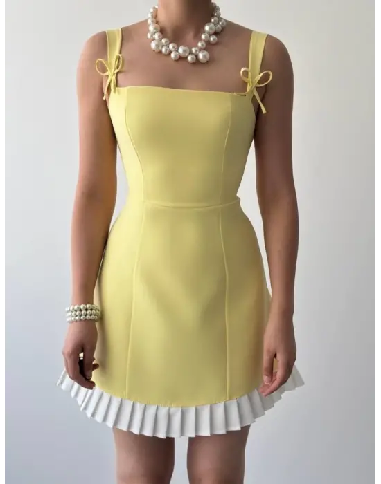 Omarı Fiyonk Detaylı Çelik Elbise