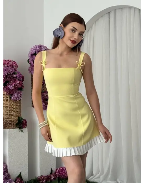 Omarı Fiyonk Detaylı Çelik Elbise