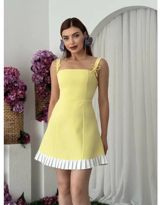 Omarı Fiyonk Detaylı Çelik Elbise