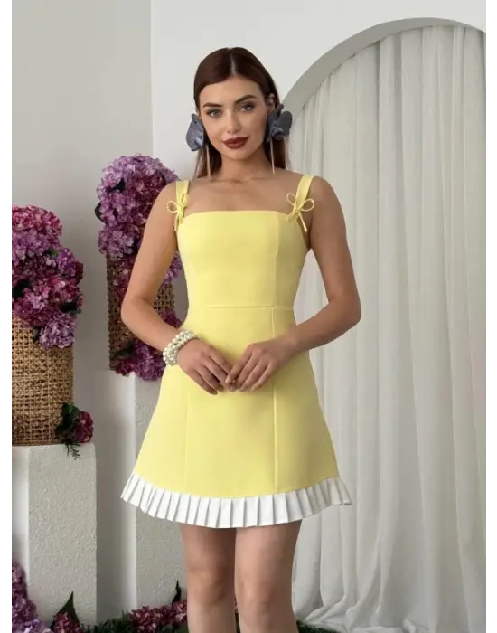 Omarı Fiyonk Detaylı Çelik Elbise