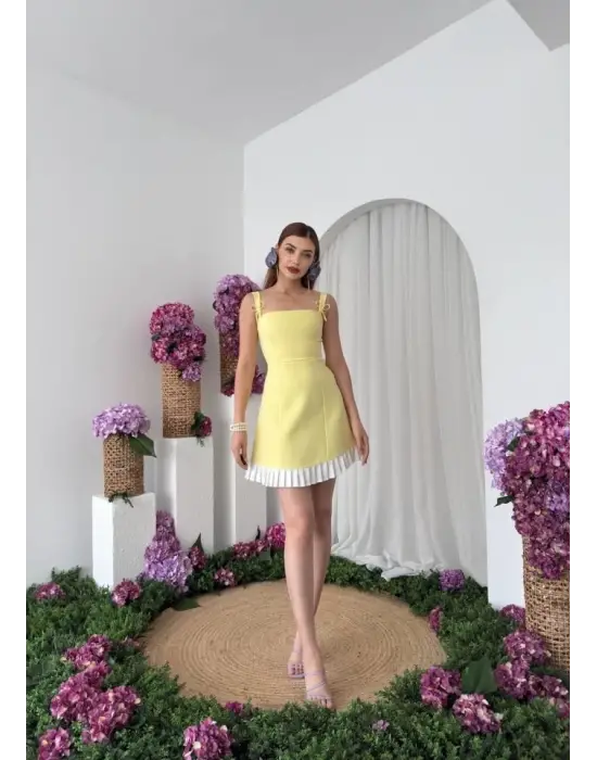 Omarı Fiyonk Detaylı Çelik Elbise