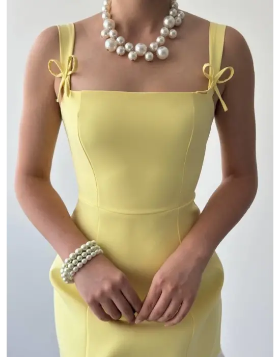 Omarı Fiyonk Detaylı Çelik Elbise