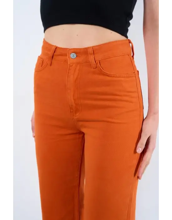 Strong Düz Pantolon - Oranj