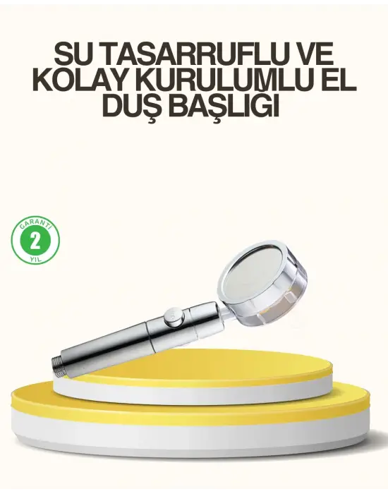 Su Basıncını Artıran Sızdırmaz Duş Başlığı