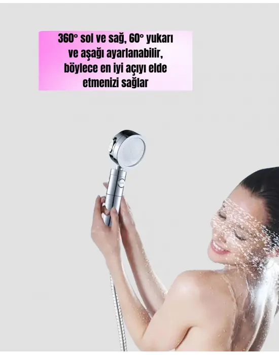 Su Basıncını Artıran Sızdırmaz Duş Başlığı