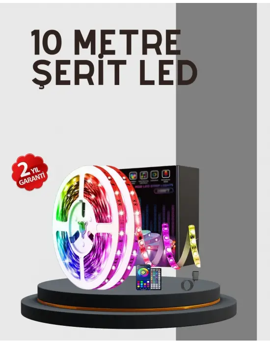 Su Geçirmez 10m Smart Şerit Led Tv Arkası Ve Oda Dekorasyonu İçin