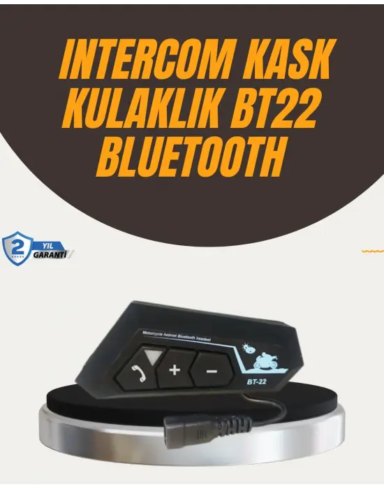 Su Geçirmez Bt22 Bluetooth Kask Kulaklığı Gps Ve Müzik Uyumlu