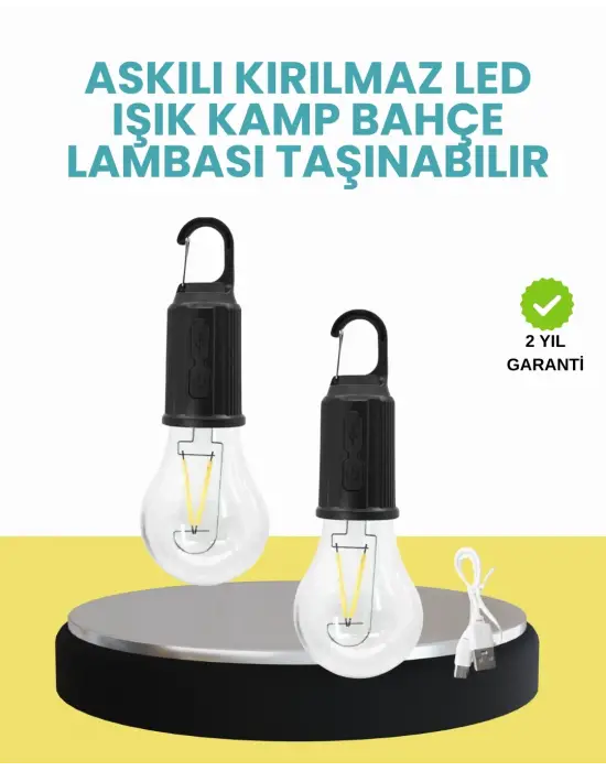 Su Geçirmez Dış Mekan Led Çadır Işığı